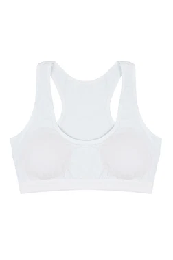 Öts İç Giyim Genç Kız Büstiyer Pedli Likralı Sporcu Atleti %96 Pamuk ÖTS 6400 - 6 ADET