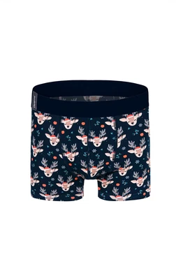 Darkzone Geyik Desenli Yılbaşı Erkek Boxer (Dijital Baskılı) Darkzone DZNNY0003