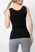 Gigotto Kadın Seamless Desenli Atlet Miorre 001-001258 Siyah farklı açı