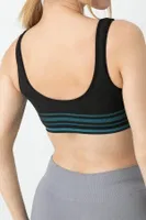 Gigotto Seamless Çizgili Büstiyer Miorre 279-000011 Siyah görsel 5