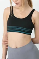 Gigotto Seamless Çizgili Büstiyer Miorre 279-000011 Siyah görsel 7