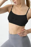 Gigotto Seamless İnce Ayarlanabilir Askılı Kapsız Büstiyer Miorre 002-001210 Siyah