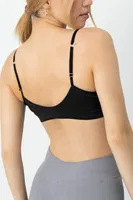 Gigotto Seamless İnce Ayarlanabilir Askılı Kapsız Büstiyer Miorre 002-001210 Siyah görsel 4