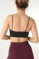 Gigotto Seamless Kabartma Desenli Büstiyer Miorre 001-001206 Siyah görsel 6