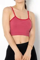 Gigotto Seamless Kadın Spor Büstiyer Miorre 001-001200 Gül Kurusu görsel 4