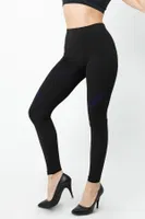 Gigotto Seamless Normal Bel Esnek Tayt Miorre 001-001228 Siyah detay görünüm