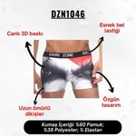 Göz Desenli 3D Boxer Darkzone DZN1046 görsel 4