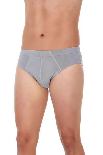 Gri 3'lü Paket Bambu Erkek Slip Külot Yıldız 397