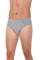 Gri 3'lü Paket Bambu Erkek Slip Külot Yıldız 397 Gri