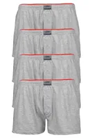Gri Düğmeli Havlu Bel Boxer 4'lü Paket - Arma Yıldız 1140 - 4 ADET Gri