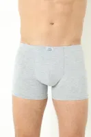 Gri Erkek Boxer Düz 3lü Paket Pamuklu Likralı Arma Yıldız 1170 - 3 ADET Gri farklı açı