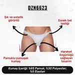 Gri Erkek Tanga  Darkzone DZN6623 farklı açı