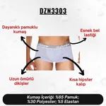 Gri Kısa Erkek Boxer Darkzone DZN3303 görsel 9