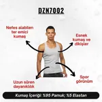 Gri Sporcu Atleti  Darkzone DZN7002 görsel 4