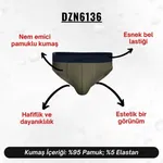 Haki Hipster Erkek Slip  Darkzone DZN6136 görsel 4