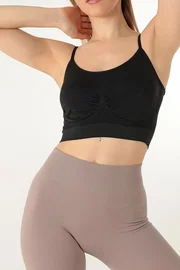 Miorre İnce Askılı Desteksiz Seamless Spor Sütyen Miorre 999-ZZ0126