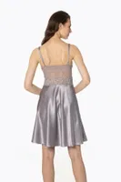 İnce Askılı Kaplı Saten Dantelli Gecelik Sabahlık Takımı Pierre Cardin 4265  görsel 10