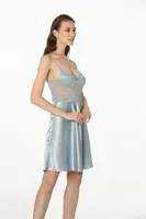 İnce Askılı Kaplı Saten Dantelli Gecelik Sabahlık Takımı Pierre Cardin 4265  görsel 8