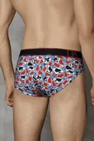 İskambil Zar Desenli Erkek Slip Doreanse 1027 detay görünüm