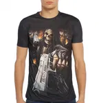 3D İskelet Desenli Kısa Kollu Erkek Tişört Darkzone 8330 Görsel detay görünüm