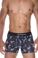 İskelet Desenli Siyah Boxer (Dijital Baskılı) Darkzone DZN2067 detay görünüm