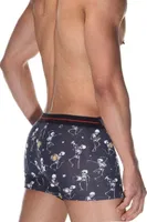 İskelet Desenli Siyah Boxer (Dijital Baskılı) Darkzone DZN2067 farklı açı
