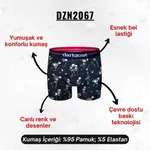 İskelet Desenli Siyah Boxer (Dijital Baskılı) Darkzone DZN2067 görsel 4