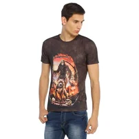 Darkzone Köpek İskelet Desenli Kısa Kollu 3D Tişört Darkzone 8324