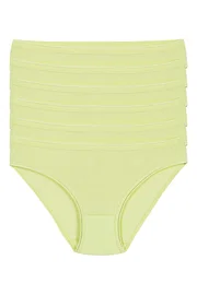 Yıldız Çamaşır İz Yapmaz Yeşil 6'lı Paket Likralı Bikini Kadın Külot Yıldız 3722