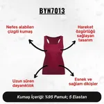 Kadın Bordo Sporcu Atleti  Darkzone BYN7013 görsel 8