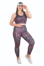Lady Kadın Büyük Beden Tayt Büstiyer Fitness Spor Takım Lady 1508