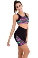 Kadın Fitness Kısa Tayt Büstiyer Spor Takım Lady 4002 Görsel