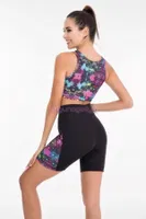 Kadın Fitness Kısa Tayt Büstiyer Spor Takım Lady 4002 Görsel detay görünüm