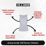 Kadın Gri Penye Atlet  Darkzone DZWM7213 farklı açı