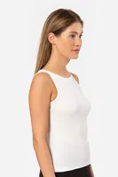 Halter Yaka Fitilli Kadın Atlet Türen 3403 Beyaz Beyaz detay görünüm