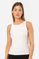 Halter Yaka Fitilli Kadın Atlet Türen 3403 Beyaz Beyaz farklı açı