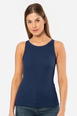 Türen Askılı Halter Yaka Fitilli Kadın Atlet Türen 3403