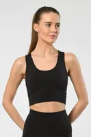 Havuz Yaka Spor Kadın Büstiyer Türen 3702 Siyah görsel 4