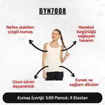 Kadın Krem Sporcu Atleti  Darkzone BYN7008 görsel 5