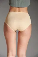 Kadın Lazer Kesim Silikonlu Bato Slip Eros ERSK1002 Ten görsel 4