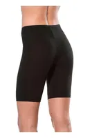 Kadın Likralı Esnek Yumuşak Pamuklu Örme Diz üstü Tayt Özkan 0413 Siyah görsel 8