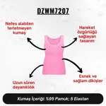 Kadın Pembe Penye Atlet  Darkzone DZWM7207 görsel 8