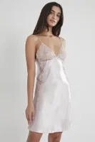 İnce Askılı Saten Dantelli Kadın Gecelik Pierre Cardin 624 Pudra görsel 18