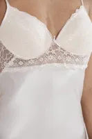 Kadın Saten Dantelli Gecelik Pierre Cardin 600 görsel 6