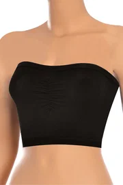 Öts İç Giyim Kadın Straplez Büstiyer Balensiz Sütyen Esnek Rahat Kumaş ÖTS 6074