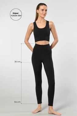 Türen Süper Yüksek Bel Kadın Tayt Türen 3703 - Alternatif Görünüm