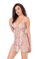 Kadın Tül Fantezi Gecelik Somon Ahu Primoda 4130 Somon