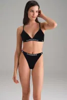 Kadın V Kesim Yüksek Bel Slip Doreanse 7154 Siyah