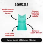 Kadın Yeşil Penye Atlet  Darkzone DZWM7204 detay görünüm