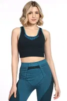 Kalın Askılı Desteksiz Seamless Spor Sütyen Miorre 999-ZZ0756 Siyah